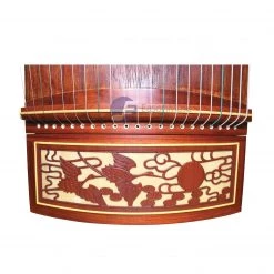 Eason Music Store Popular African Violet Sandalwood "Duo Cranes" 21# Guzheng By Shanghai Dunhuang Yun