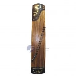 Eason Music Store Professional Black Rosewood "Shell Inlay Mandarin Duck" 21# Guzheng By Shanghai Dunhuang Yun 7 Eason Music Store Professional Black Rosewood