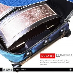 Eason Music Store Jiayue Canvas Guzheng Bag With Rollers