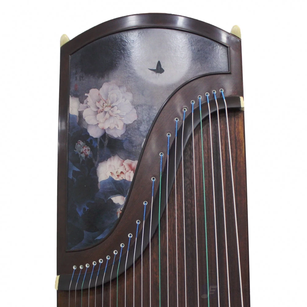 Eason Music Store Concert Premium Rosewood "Moonlit Flowers" 21# Guzheng By Shanghai Dunhuang Yun 3 Eason Music Store Concert Premium Rosewood "Moonlit Flowers" 21# Guzheng By Shanghai Dunhuang Yun