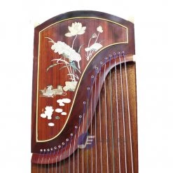 Eason Music Store Popular African Violet Sandalwood "Shell Inlay Mandarin Duck" 21# Guzheng By Shanghai Dunhuang Yun