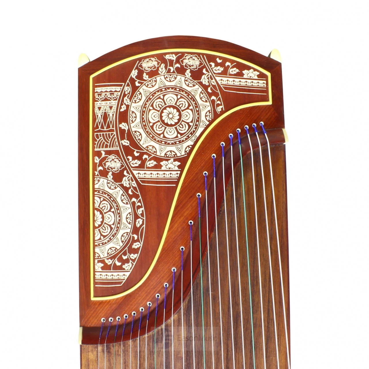 Eason Music Store Popular Huali Wood "Paper Art" 21# Guzheng By Shanghai Dunhuang Yun 3 Eason Music Store Popular Huali Wood "Paper Art" 21# Guzheng By Shanghai Dunhuang Yun