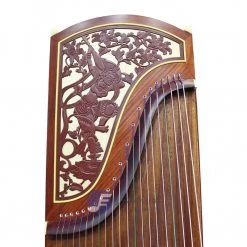 Eason Music Store Popular African Violet Sandalwood "Fairy" 21# Guzheng By Shanghai Dunhuang Yun