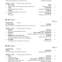 Eason Music Store Liuqin Teng CI Examination Grades 1-3