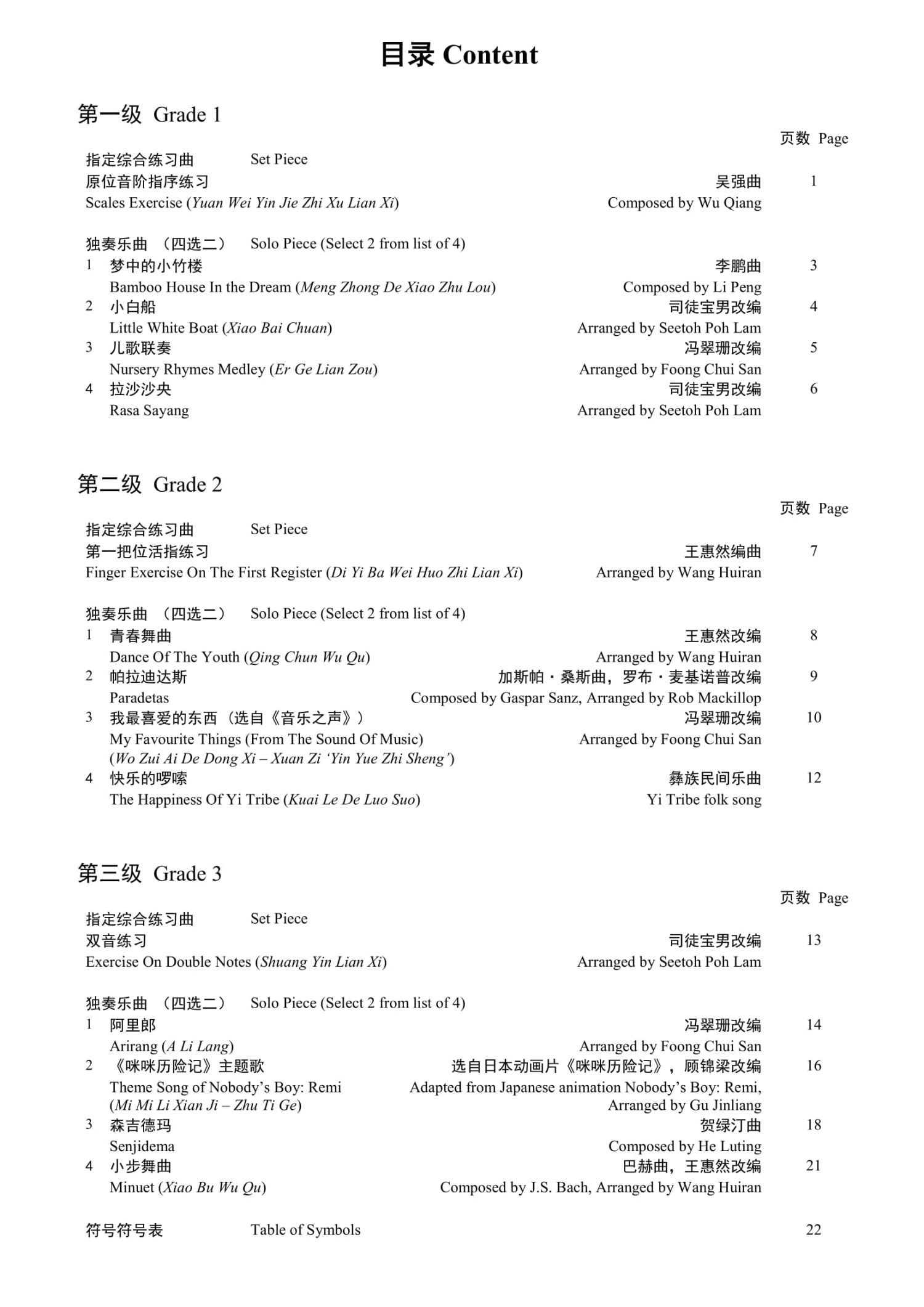 Eason Music Store Ruan Teng CI Examination Grades 1-3 Zhongruan 4 Eason Music Store Ruan Teng CI Examination Grades 1-3 Zhongruan