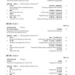 Eason Music Store Ruan Teng CI Examination Grades 4-6 Zhongruan