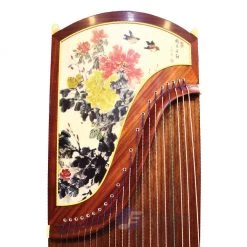 Eason Music Store Popular African Violet Sandalwood "Spring Blossoms" 21# Guzheng By Shanghai Dunhuang Yun